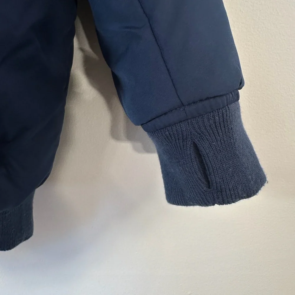 Old Navy Boys XL 14-16 Navy Blue Water-Resistant Hooded Puffer‎ Jacket NWT
